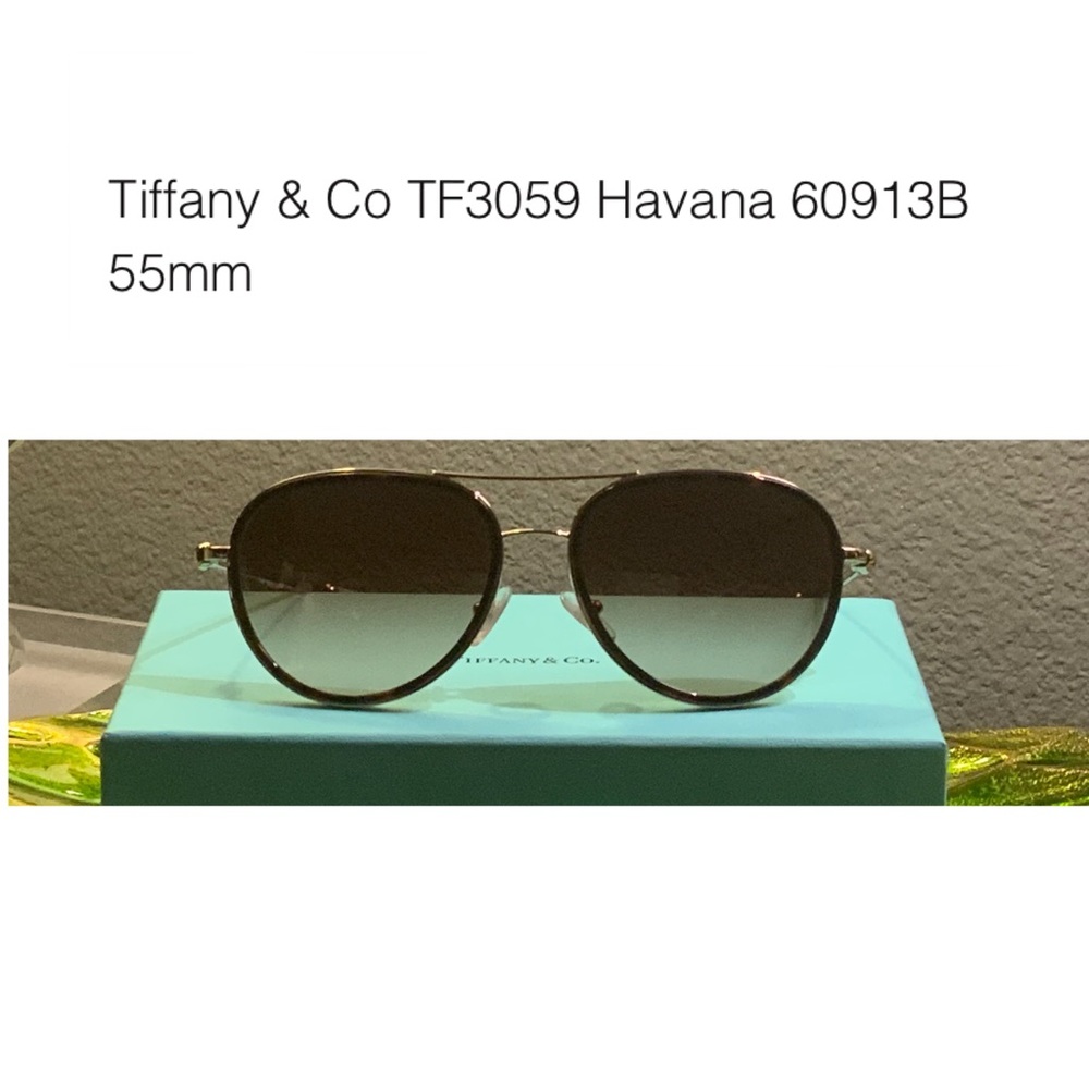 Authentic Tiffany & Co. aviator sunglasses